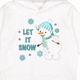 thumbnail image 3 of Inktastic Let It Snow Snowman Toddler Hoodie, 3 of 4