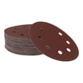 thumbnail image 1 of Hojas de lijado de gancho y bucle Unique Bargains 180x180mm Rojo 320 Grano Redondo Eficiente para Lijado y Pulido en Fabricación y Reparación de Automóviles y Carpintería, 1 of 7