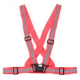 thumbnail image 1 of Unisex Reflective Vest Reflective Safety Waistcoat Reflective Stripe Vest Gear Stripes Jacket High Visibility for, 1 of 8