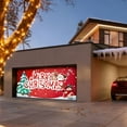thumbnail image 5 of Japceit Christmas Garage Door Banner Decor, Extra Large Holiday Background Display, Outdoor Hanging Decoration for House Front, Lawn, Seasonal Party, 5 of 6
