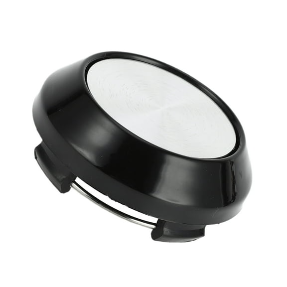 Universal Wheel Center Hub Cap Durable 64 mm 2.52" OD Wheel Hubcap Rim Center Cover Black Silver Tone