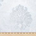 thumbnail image 3 of Royal Damask Chenille Upholstery Brocade Satin Jacquard Fabric 56/58 Inch Heavyweight Paisley Floral Polyester By The Yard For Sewing & Upholstery - Off White / Grey (1 Yard), 3 of 3