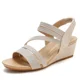 thumbnail image 4 of XIHAHA nuevas sandalias de mujer, sandalias de cuña a la moda, zapatos de mujer con punta abierta de viento nacional, sandalias de plataforma, zapatillas de deporte para chica, 4 of 5