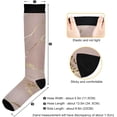 thumbnail image 3 of FREEAMG Marble Compression Socks for Men & Women Knee High Stockings for Running, Sport, Hiking & Travel, 3 of 7