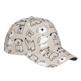 thumbnail image 3 of Daiia Puppy print Baseball Cap Men Women Golf Dad Hat Adjustable Original Classic Low Profile Hat Unconstructed Plain Cap, 3 of 9