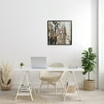 thumbnail image 2 of Stupell Industries Modern Abstract Painting Brown Grey White Cascading Plants, 24 x 24, Design by K. Nari, 2 of 7