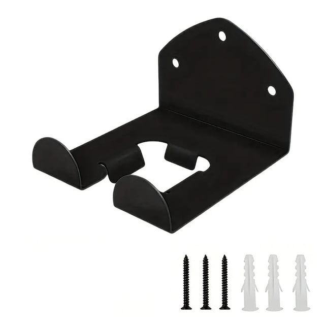 Colgador de pared para herramientas eléctricas de jardín, cobertizo de metal, garaje, montaje en pared, organizador para recortadoras de jardín, escobas, palas y cortacésped.