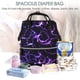 thumbnail image 5 of Disketp Galaxy Lightning Mochila de Pañales de Gran Capacidad con Múltiples Bolsillos, Mochila de Viaje Multifuncional para Bebé, Unisex, Moderna y Resistente, 5 of 6