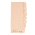 thumbnail image 3 of Fennco Styles Lizette Fringed Festive Cotton Napkins 20-inch Square, Set of 4 - Pink Dinner Napkins for Everyday Use, Holidays, Banquets, Family Gatherings and Special Occasions, 3 of 4