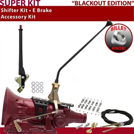 American Shifter C4 Shifter Kit Black 16 in. E Brake Cable Clamp for F211D