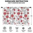 thumbnail image 2 of Blackout Kids Curtains,Pioneer Flower Floral Print Pattern Childrens Insulated Curtains Set Of 2,Bedroom Essentials,Toddler Room Decor 42"x54", 2 of 5