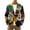 3-Light Green, variant on Funny Mardi Gras Print Corduroy Suits Jacket for Men Stylish Two Buttons Lapel Design and Comfortable Fit Blazers for Carnival Festive Party Night out and Formal Events 7-White XXL