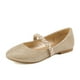 thumbnail image 1 of Dream Pairs Zapatos de vestir planos Mary Jane para niñas pequeñas Pedrería Boda Niños SERENA-100-KIDS Dream Pairs SERENA-100-KIDS, 1 of 5
