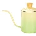 thumbnail image 6 of TISHITA 350ml Gooseneck Pour over Coffee Kettle Stainless Steel for Baristas Sturdy Ergonomic Handle 2.8x3.2inch Versatile Tea Kettle Gradient Green, 6 of 8