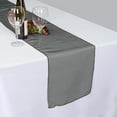 thumbnail image 6 of Efavormart 10 Pack Black Sheer Organza Table Runners - 14"x108", 6 of 8