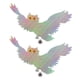 thumbnail image 2 of 2X2 piezas reflectante colgante búho jardín control de aves disuasivo Sunnimix Búho reflectante Bird Scare, 2 of 8