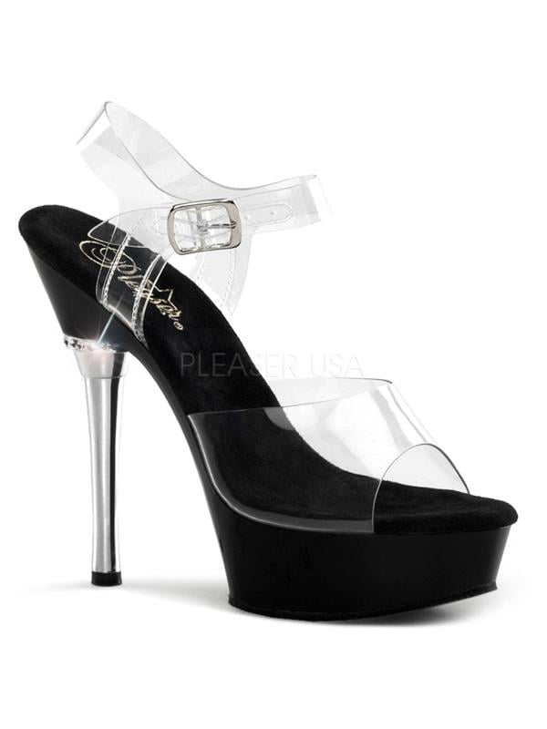 ALL608/C/B Pleaser Platforms (Exotic Dancing) 5 1/2" Heel Shoes BLACK Size: 11 ALL608/C/B Pleaser Platforms (Exotic Dancing) 5 1/2" Heel Shoes BLACK Size: 11
