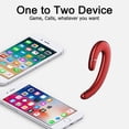 thumbnail image 2 of Auriculares inalámbricos Bluetooth con gancho para la oreja, auriculares sin tapón para la oreja con micrófono, auriculares con cancelación de ruido de una sola oreja Uso sin dolor con auriculares Ormromra 2033222-2, 2 of 9