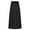 Black, variant on Luxalzxs Womens Pleated Skirt Plus Size Elastic High Waist Casual Versatile Long Skirt Summer Solid Color A-Line Satin Skirt Work Business Office Swing Skirt