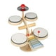 thumbnail image 5 of Juego de batería para niños, juguetes musicales para edades de 3, 4, 5 y 6 años, regalo de vacaciones, juego de instrumentos musicales Montessori, , 4 pads de batería, 5 of 9