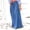 Light Blue, variant on Idoravan Women's Size Pants Fashion Women Summer Casual Loose Button Zipper Pocket Solid Trousers Bandage Pants