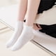 thumbnail image 2 of 2 Pairs Fashion Korean Japanese Harajuku Cute Cotton Socks Women Spring Summer Girl Solid Color Ladies Short Sock Set For Women, 2 of 5