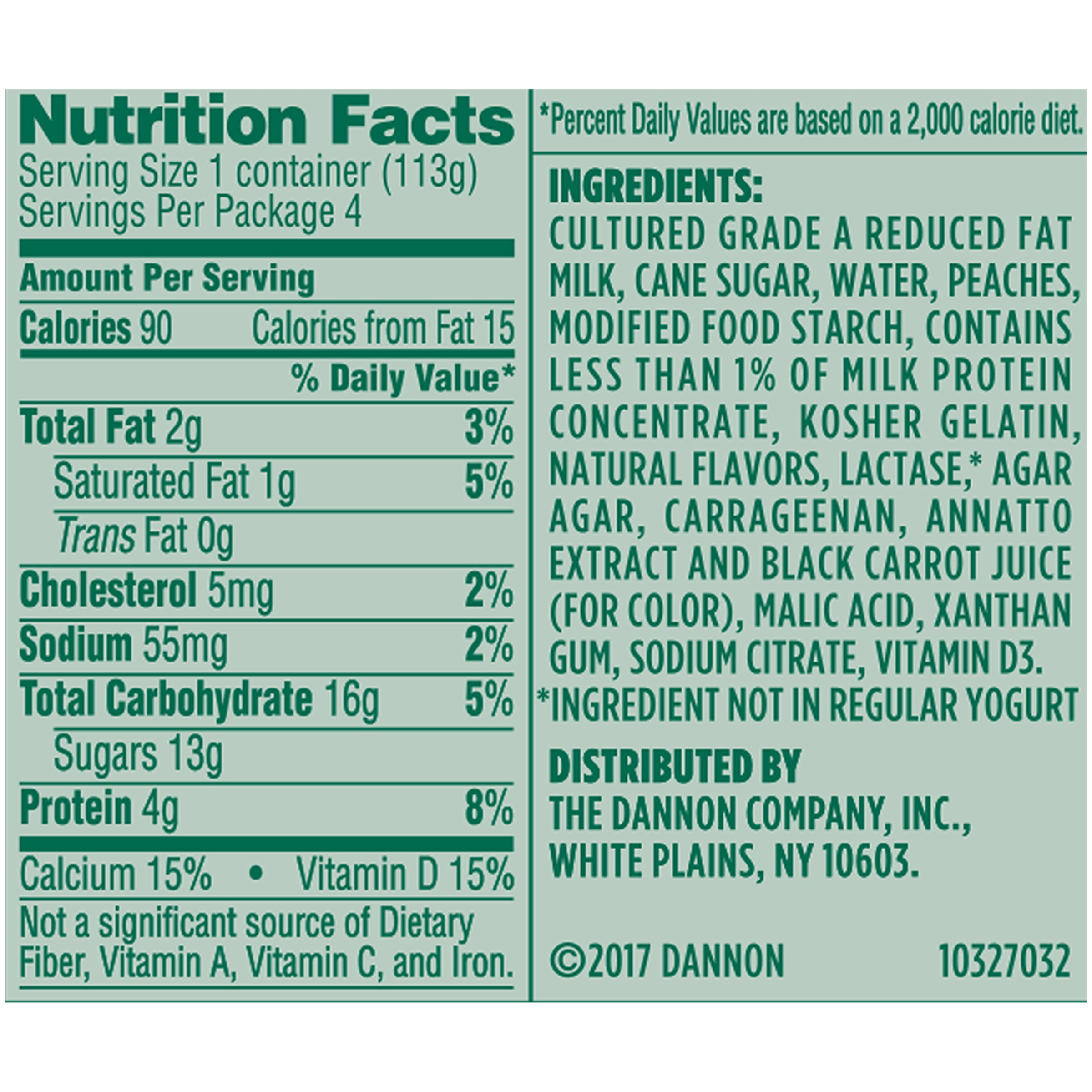 Activia Nutrition Facts Blog Dandk