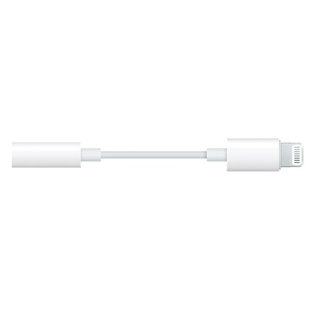 pesadilla Cabecear Infrarrojo Apple Lightning to 3.5 mm Headphone Jack Adapter - Walmart.com