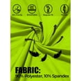 thumbnail image 6 of Womens High Visibility Shirt UPF50+ Short Sleeve Sun T-Shirt for Women Chloe Neon Green (XL), 6 of 7