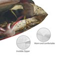 thumbnail image 3 of Goofa Colorful Axolotl Underwater Print Plush Throw Pillow Case, Soft Velvet with Hidden Zipper, Decorative Cushion Cover for Sofa, Bed, Car, and Home Décor-16"x24", 3 of 6