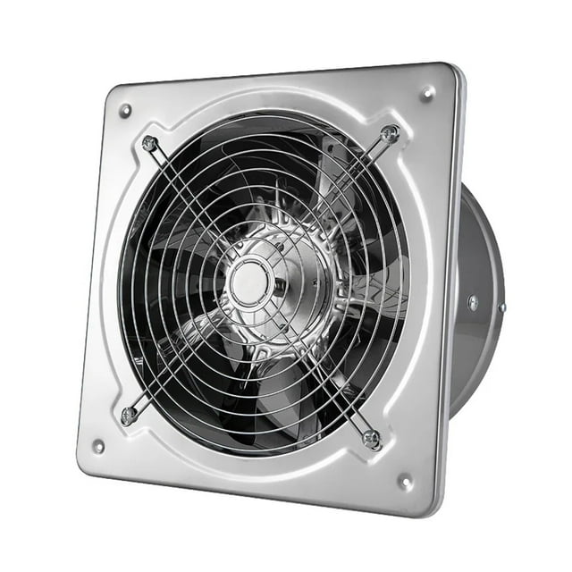 6''7'' Booster Fan Extractor Exhaust Fan Ventilation Pipe Fan For Bathroom Toilet Kitchen Wall Window Stainless Steel Fan ,Durability and Easy Installation