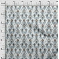 thumbnail image 2 of oneOone Tissu Popeline de Coton Motif Cachemire Ikat Imprimé Tissu d'Artisanat BTY 56 Pouces de Large, 2 of 4