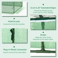 thumbnail image 6 of Outsunny 71" x 36" x 28" Mini Greenhouse Portable Hot House for Plants with Large Zipper Windows for Outdoor, Indoor, Garden, Green, 6 of 10