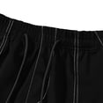 thumbnail image 6 of Danhjin Men's Cargo Pants Straight Leg Elastic Waist with Drawstring Work Casual Hiking Camping Pants Loose Solid Color Trousers with Pockets, 6 of 9