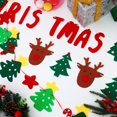 thumbnail image 2 of IFANTNG 6 guirnaldas navideñas de fieltro para repisa de chimenea, decoración de pared colgante, 6 estilos, decoración festiva, 2 of 8