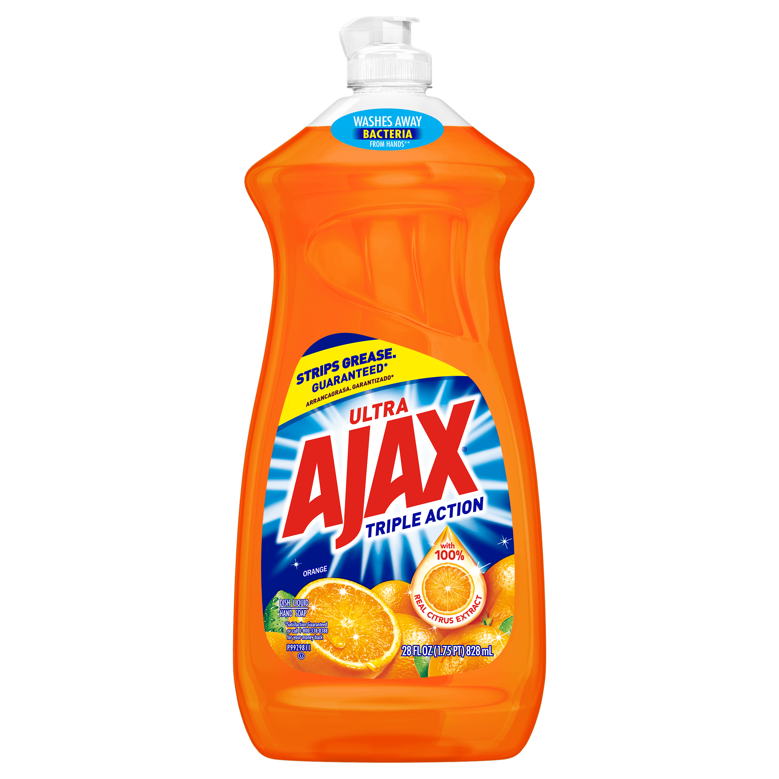 Ajax Ultra Triple Action Liquid Dish Soap, Orange 52 fluid ounce