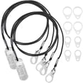 thumbnail image 1 of Hearing Amplifier  Clips - Protective Holder with Anti Lost Lanyard Cord - Rope with Loops and Clip and Security Clip Ideal for Behind The Ear Hearing Amplifier (Pack of 2), 1 of 9