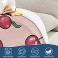 thumbnail image 4 of Yayeee Throw Blanket for Couch Soft Warm 50" x 60" Sofa Chair Bed Decoration, Cherries Pattern, 4 of 7