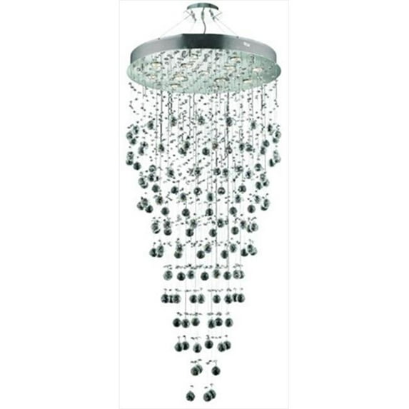 PWG Lighting - Lighting By Pecaso 6895G28C-EC Bernadette Heirloom Grandcut Crystal Chandelier, Chrome
