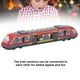 thumbnail image 5 of Niños Educativos Aleacíón Tren Modelo Coche Juguete de Cumpeados Niños Simulaciónos Conexión Duradera Apelación Diversión Cultivar Inteligencia Rojo Azul Edad 3+, 5 of 7