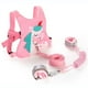thumbnail image 1 of Niño pequeño: arnés de seguridad para caminar para bebés y muñequera antipérdida para niños para viajes de niñas/niños (rosa, unicornio), 1 of 5