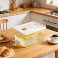 thumbnail image 5 of Leak Proof Refrigerator Beverage Dispenser With Secure Locking Lid And Spigot For Cold Drinks Juice Iced, 5 of 5