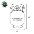 thumbnail image 5 of Overland Vehicle Systems Propane Bag with Handle and Straps - #16 Waxed Canvas, 5 of 9
