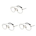 thumbnail image 3 of relayinert Fashionable Polarized Lens Small Square For Trendy Style Materials silver anti-blue 3Set, 3 of 6