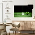 thumbnail image 5 of Elephant Stock Tennis Line Wall Art - Horizontal Canvas Wall Art - Living Room Wall Decor - Sports Canvas - Black And Green Decor - 12" x 8", 5 of 8