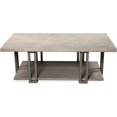 thumbnail image 2 of Riverside Furniture Adelyn Modern Contemporary Wood Coffee Table in Crema Gray, 2 of 5