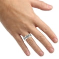 thumbnail image 3 of Mens 8MM Grey Tungsten Band with Satin Finish, 3 of 3