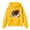 H-Jaune, variante sur 2025 Enfants Tout-Petits Filles Bébé Saint-Valentin Enfants Petits Garçons Chandail à Capuchon Enfants Manches Longues Chandail à Capuchon Ado Fille Chandails Chandails en Molleton Imprimé Lettre Légers Chat Chandails à Capuchon Chandails en Molleton Blouse Haut