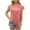 Pink T-Shirts for Women, variant on Olyvenn Stylish Womens Summer Tops Trendy Dressy Solid Color Blouses Short Sleeves Round Neck Loose Fit Lightweight Business Shirts White 4