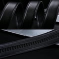 thumbnail image 5 of Men's Leather Belt Automatic Ratchet Buckle Slide Belt for Dress Casual Trim - No Box, 5 of 7